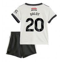 Manchester United Diogo Dalot #20 Tredje trøje Børn 2024-25 Kortærmet (+ Korte bukser)